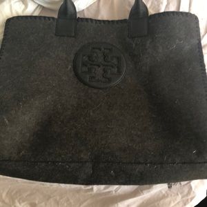 Tory Burch tote wool like. Great condition